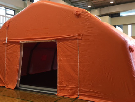 防災倉庫・エアーテント等